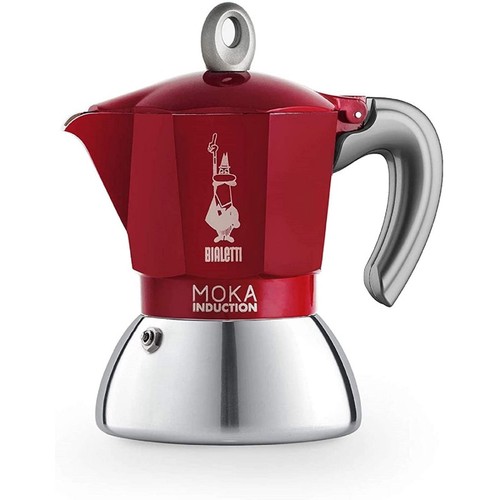 Bialetti moka induction rossa - moka,