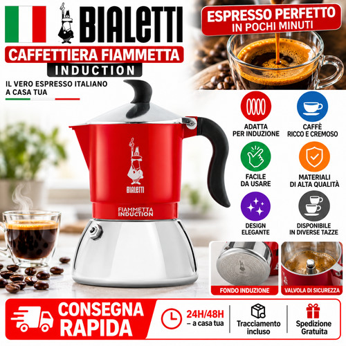 Bialetti caffettiera fiammetta - caffettiera,